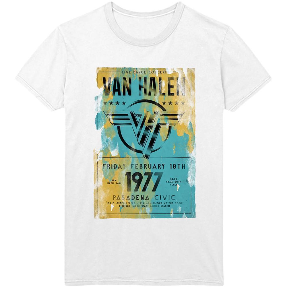 Van Halen Unisex T Shirt Pasadena 77